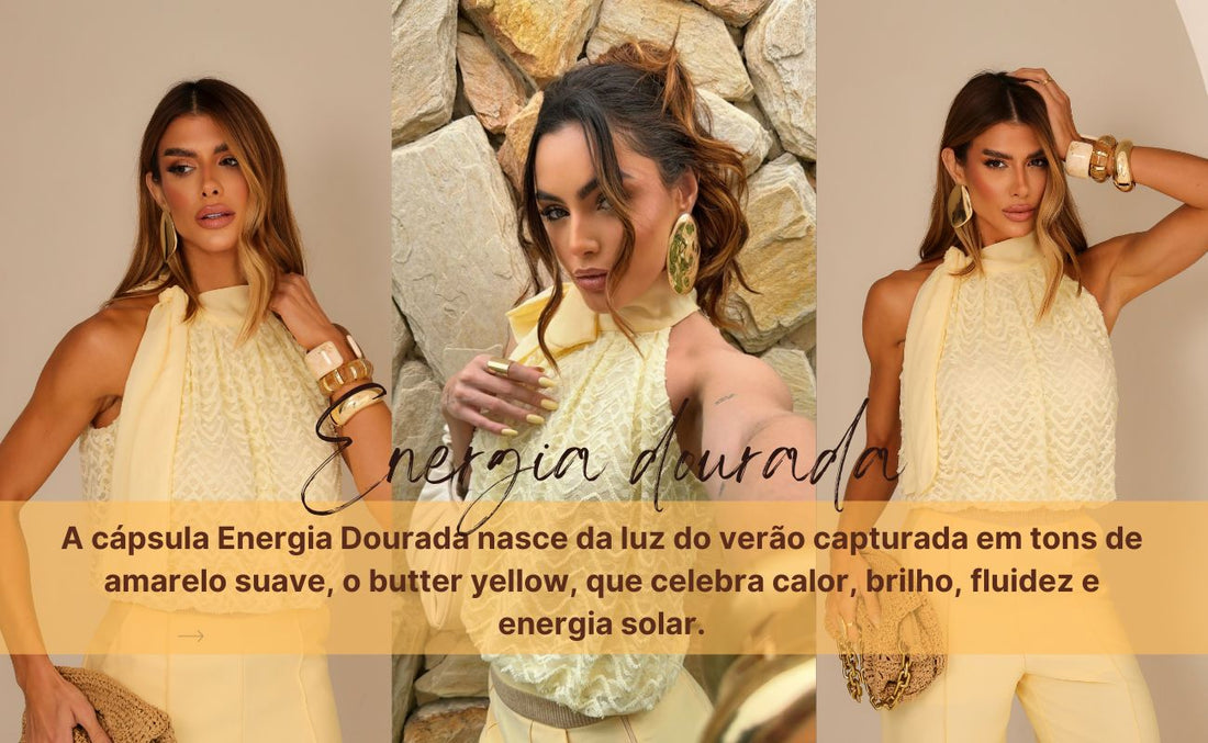 Energia Dourada | O brilho solar que veio pra ficar nesse verão.