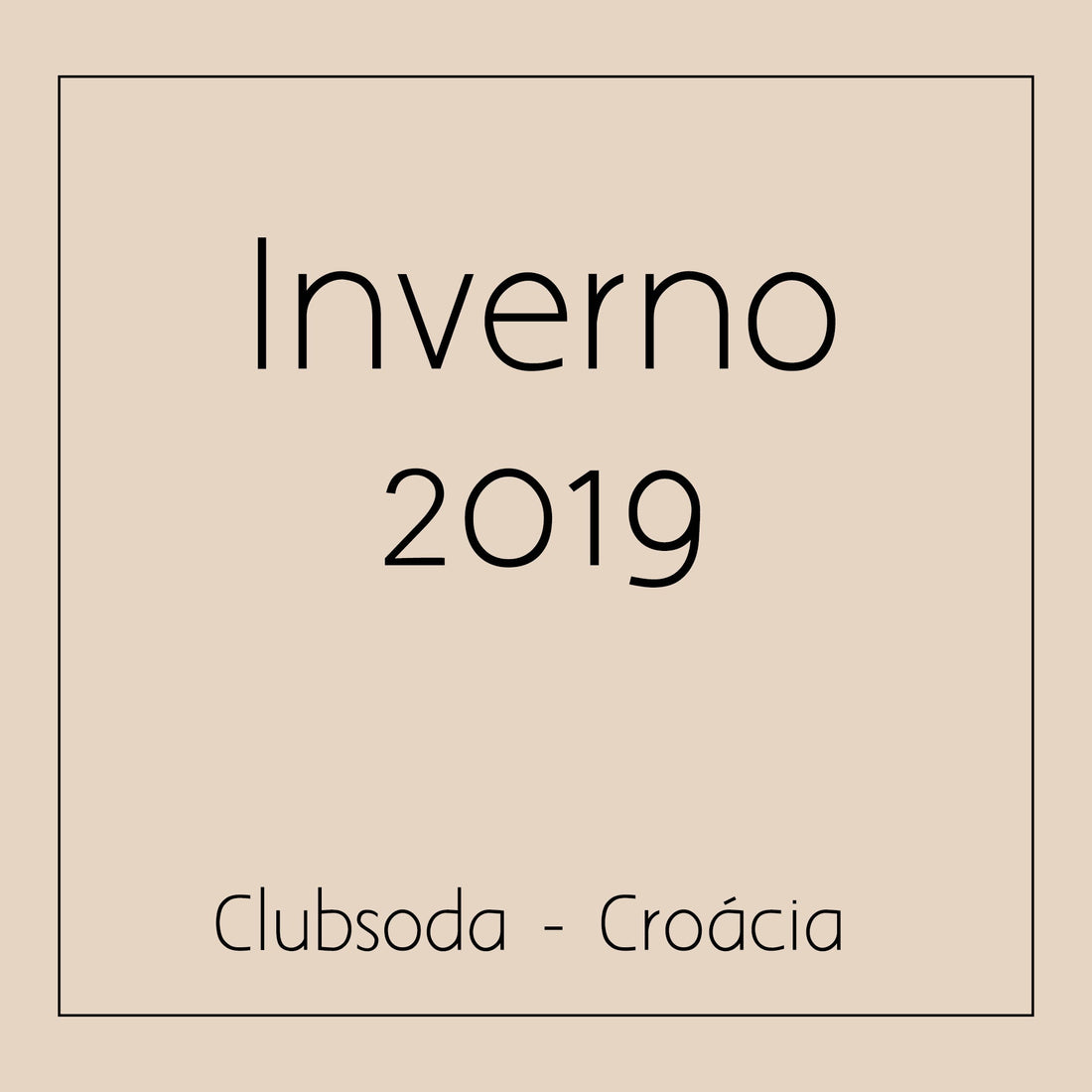 Club Soda na Croácia - Inverno 2019