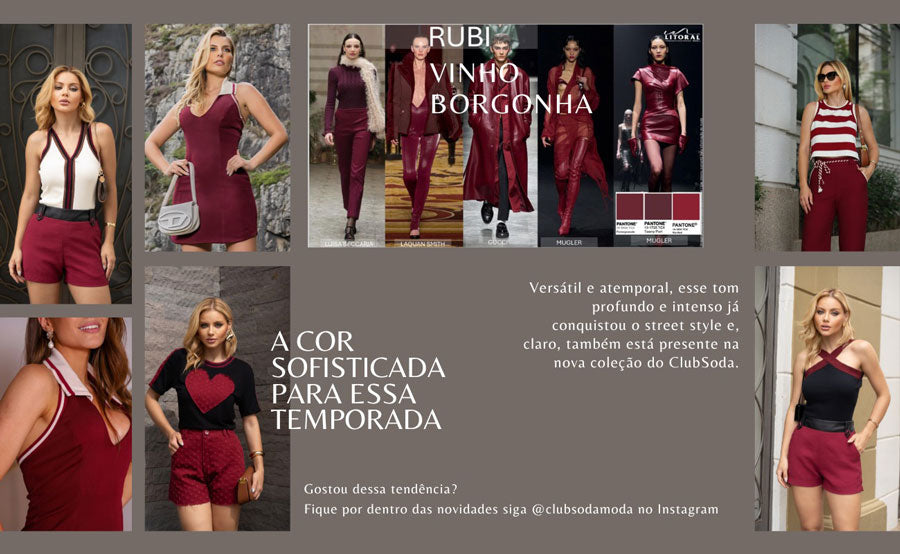 Vinho: a cor sofisticada para essa temporada