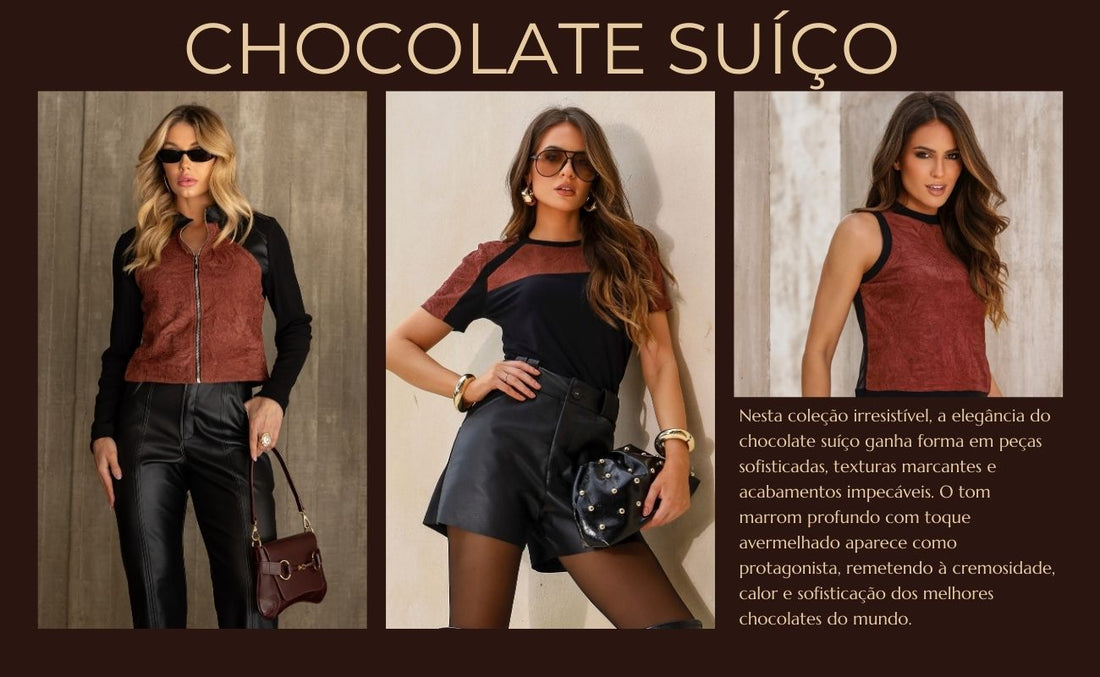 Chocolate Suíço: o marrom que virou protagonista da temporada.