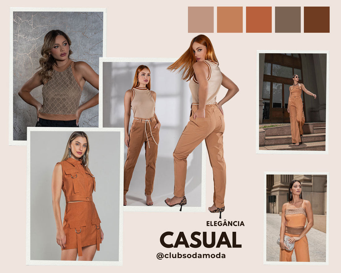 Tons Terrosos: A nova tendência para Elegância Casual.