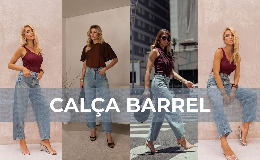 A calça barrel é a nova protagonista do inverno 2026!!
