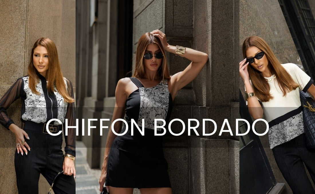 Chiffon Bordado: detalhes nos looks da clubsoda que vão ser um diferencial nesse inverno.