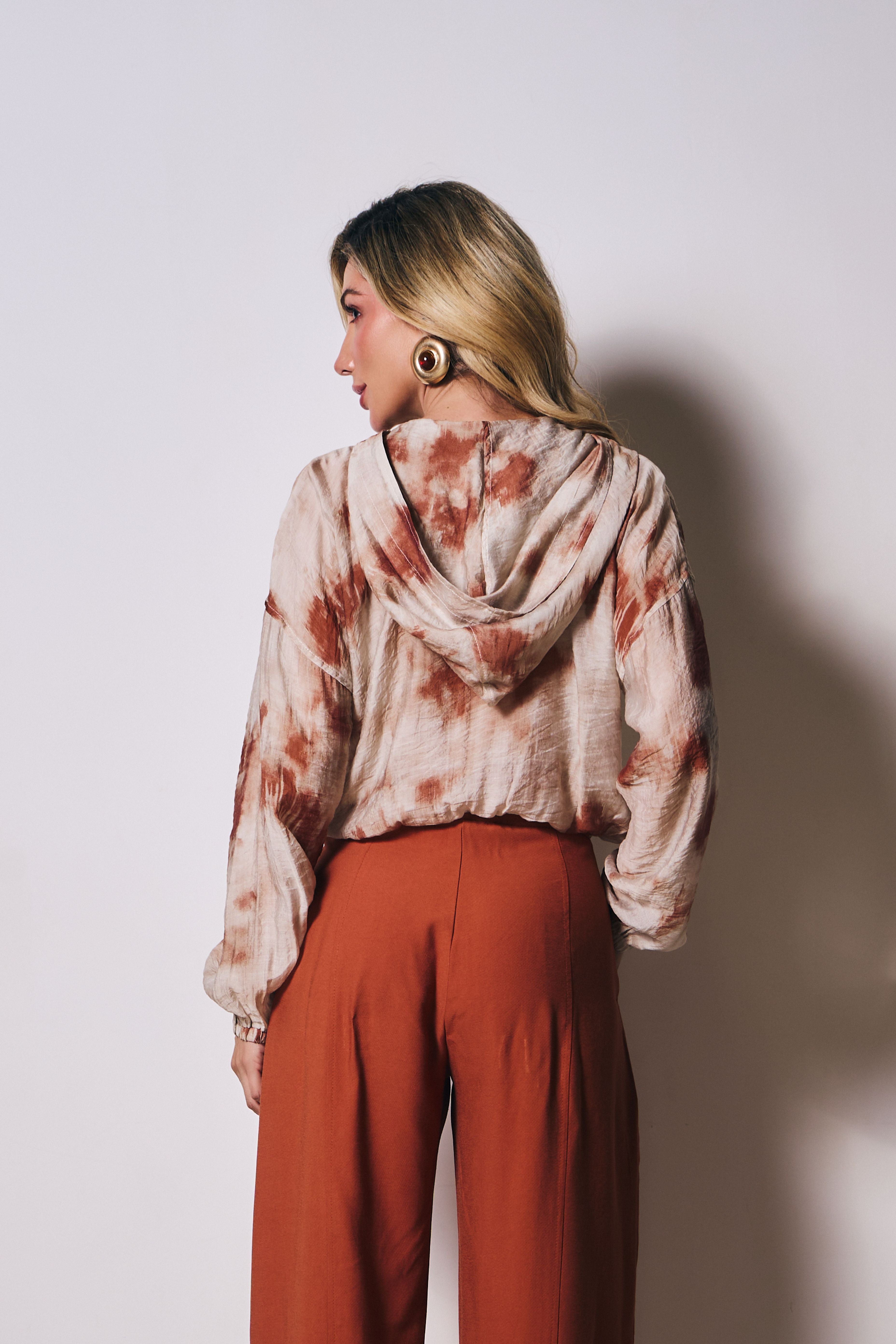 JAQUETA BOMBER SILK CRISTAL TRANSPARENCIA