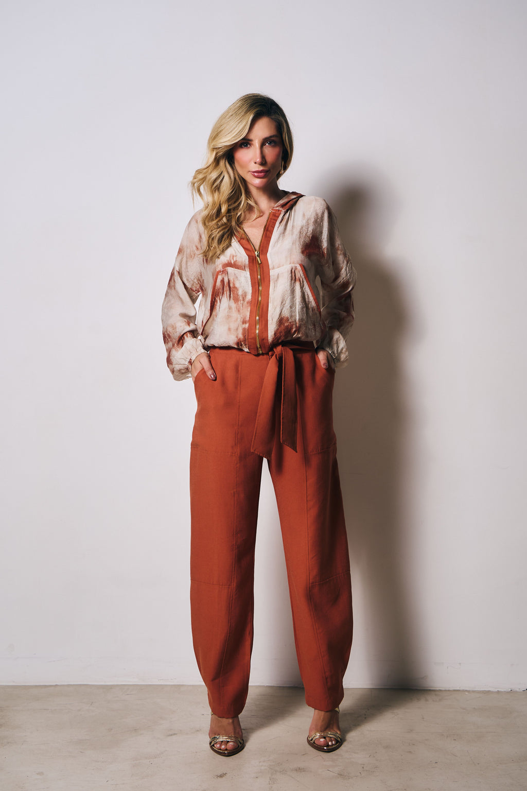 JAQUETA BOMBER SILK CRISTAL TRANSPARENCIA